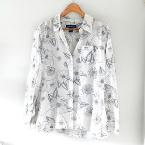 Floral Silk Blouse